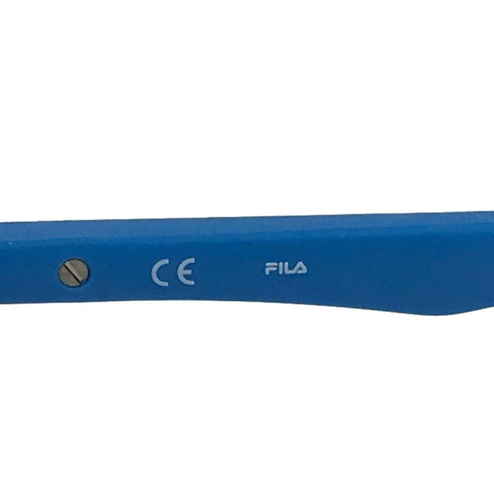 Fila Sunglasses SFI446 COL.696B Matte Blue Frames with Smoke Blue Mirror Lenses